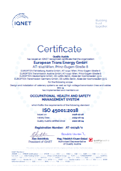 IQNET ISO 45001
